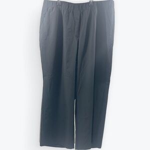 NWT Lane Bryant Black On the Go Wide Leg 22 Short Mid-Rise Athletic